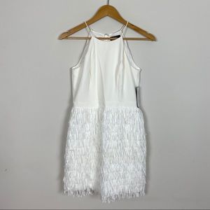 BHLDN x Aidan Mattox Promenade Mini Fringe Dress 4